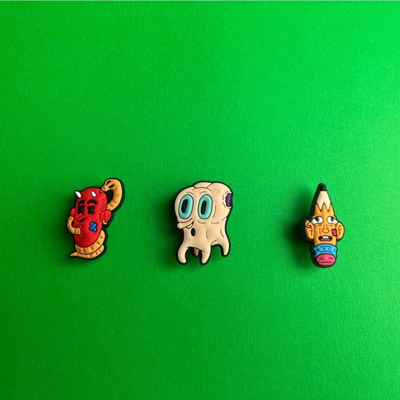 Lit Halloween Crocs Shoe Charms Set of 9 - jibbitz Charms - Picture 5 of 7